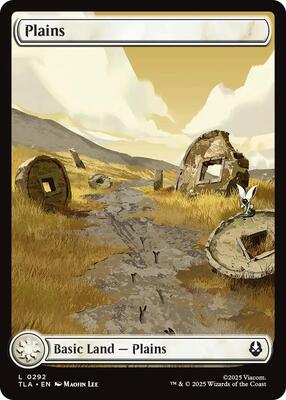 Plains (0292) card from Avatar: The Last Airbender