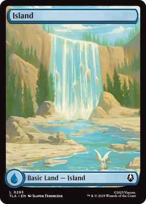 Island (0293) card from Avatar: The Last Airbender