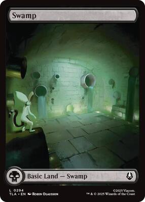 Swamp (0294) card from Avatar: The Last Airbender
