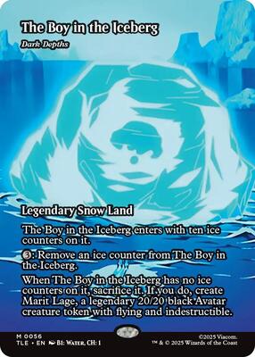 The Boy in the Iceberg - Dark Depths (Borderless) card from Avatar: The Last Airbender: Eternal-Legal
