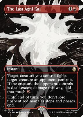 The Last Agni Kai (Borderless) card from Avatar: The Last Airbender