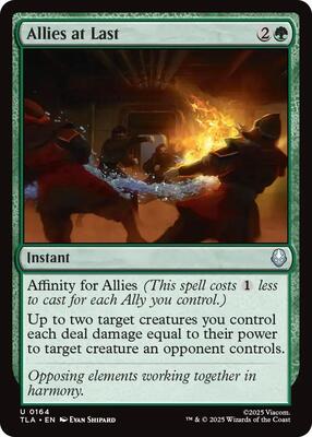 Allies at Last card from Avatar: The Last Airbender
