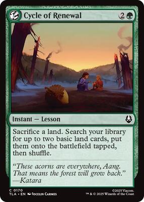 Cycle of Renewal card from Avatar: The Last Airbender