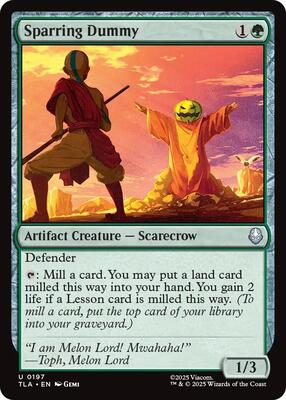 Sparring Dummy card from Avatar: The Last Airbender
