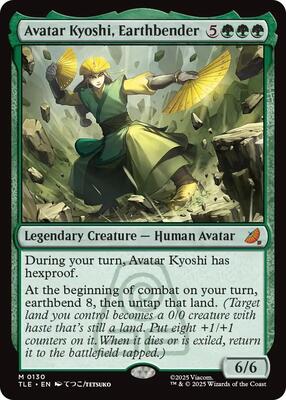 Avatar Kyoshi, Earthbender card from Avatar: The Last Airbender: Eternal-Legal