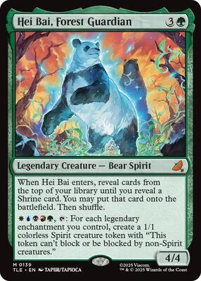 Hei Bai, Forest Guardian card from Avatar: The Last Airbender: Eternal-Legal