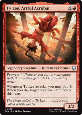 Ty Lee, Artful Acrobat card from Avatar: The Last Airbender
