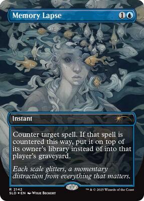 Memory Lapse card from Secret Lair Drop Series