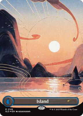 Island (2146) card from Secret Lair Drop Series