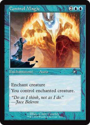 Control Magic (Retro Frame) card from Secret Lair Drop Series