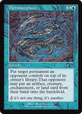 Metamorphose (Retro Frame) card from Secret Lair Drop Series