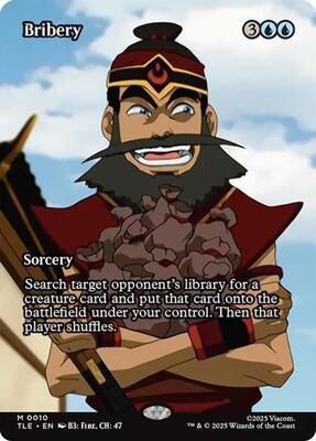 Bribery (Borderless) card from Avatar: The Last Airbender: Eternal-Legal