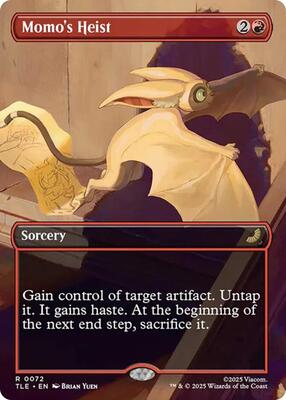 Momo's Heist (Borderless) card from Avatar: The Last Airbender: Eternal-Legal