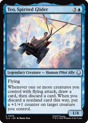 Teo, Spirited Glider card from Avatar: The Last Airbender