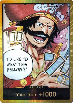 DON!! Card (Gol.D.Roger) (Gold) card from Carrying On His Will