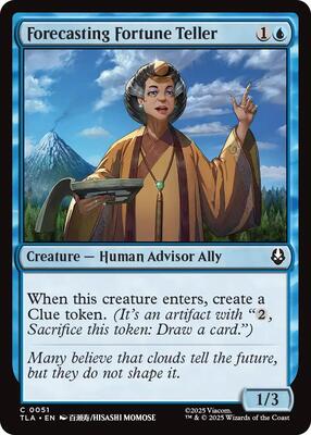 Forecasting Fortune Teller card from Avatar: The Last Airbender