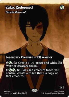 Zuko, Redeemed - Rhys the Redeemed (Borderless) card from Avatar: The Last Airbender: Eternal-Legal