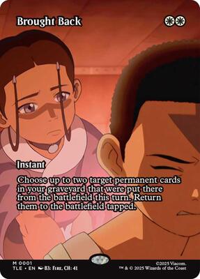 Brought Back (Borderless) card from Avatar: The Last Airbender: Eternal-Legal