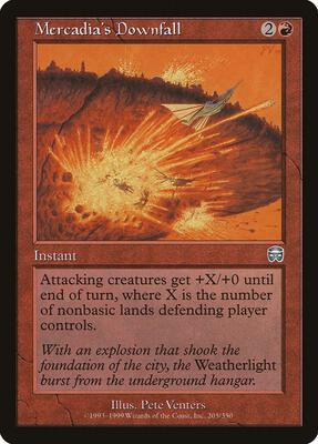 Mercadia's Downfall card from Mercadian Masques