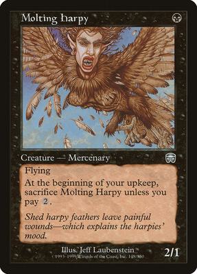 Molting Harpy card from Mercadian Masques