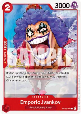 Emporio.Ivankov card from Carrying On His Will: 3rd Anniversary Tournament Cards