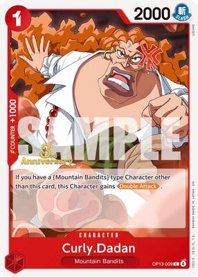 Curly.Dadan card from Carrying On His Will: 3rd Anniversary Tournament Cards
