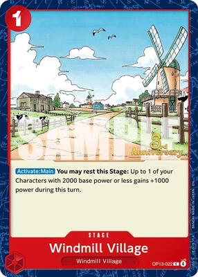 Windmill Village card from Carrying On His Will: 3rd Anniversary Tournament Cards