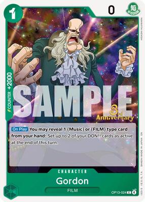 Gordon card from Carrying On His Will: 3rd Anniversary Tournament Cards
