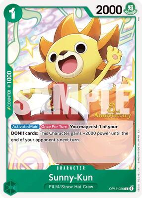 Sunny-Kun card from Carrying On His Will: 3rd Anniversary Tournament Cards