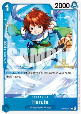 Haruta card from Carrying On His Will: 3rd Anniversary Tournament Cards