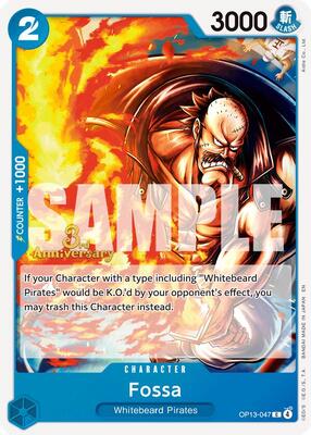 Fossa card from Carrying On His Will: 3rd Anniversary Tournament Cards