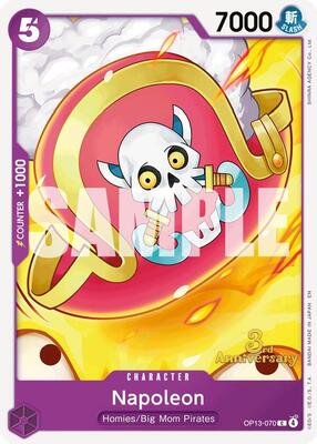 Napoleon card from Carrying On His Will: 3rd Anniversary Tournament Cards