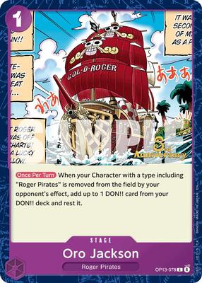 Oro Jackson card from Carrying On His Will: 3rd Anniversary Tournament Cards