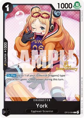 York card from Carrying On His Will: 3rd Anniversary Tournament Cards