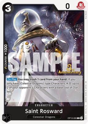Saint Rosward card from Carrying On His Will: 3rd Anniversary Tournament Cards
