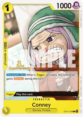 Conney card from Carrying On His Will: 3rd Anniversary Tournament Cards