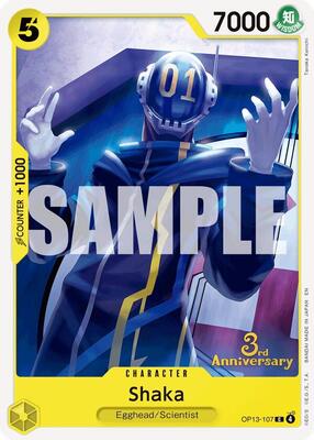 Shaka card from Carrying On His Will: 3rd Anniversary Tournament Cards