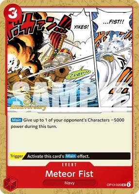 Meteor Fist card from Carrying On His Will: 3rd Anniversary Tournament Cards