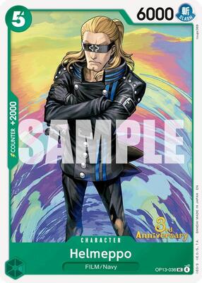Helmeppo card from Carrying On His Will: 3rd Anniversary Tournament Cards