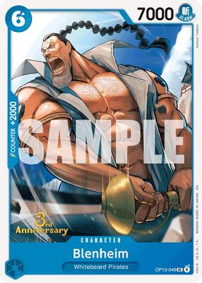 Blenheim card from Carrying On His Will: 3rd Anniversary Tournament Cards