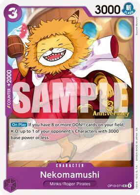Nekomamushi card from Carrying On His Will: 3rd Anniversary Tournament Cards