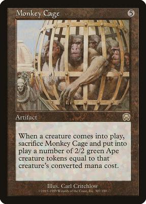 Monkey Cage card from Mercadian Masques