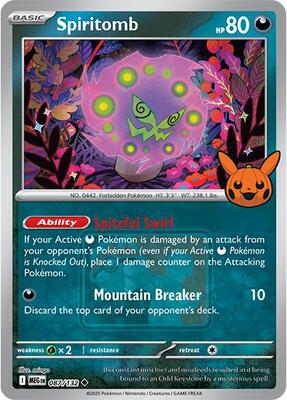 Spiritomb - 087/132 (Pokeween 2025) card from Miscellaneous Cards & Products