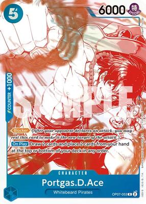 Portgas.D.Ace - OP07-053 (3rd Anniversary Treasure Campaign Pack) card from One Piece Promotion Cards