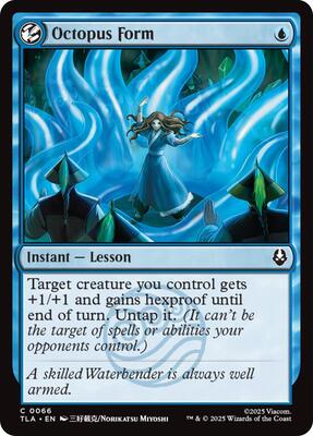 Octopus Form card from Avatar: The Last Airbender