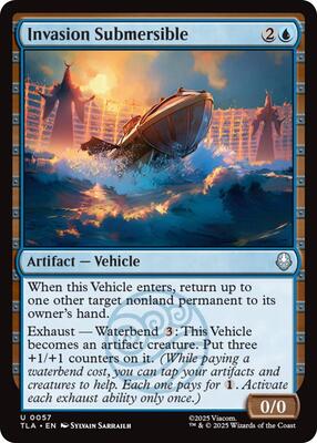 Invasion Submersible card from Avatar: The Last Airbender