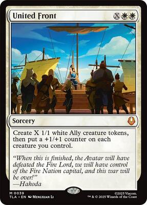 United Front card from Avatar: The Last Airbender