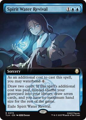 Spirit Water Revival (Extended Art) card from Avatar: The Last Airbender