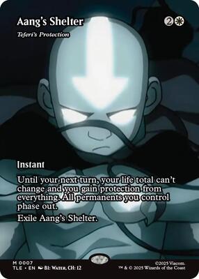 Aang's Shelter - Teferi's Protection (Borderless) card from Avatar: The Last Airbender: Eternal-Legal