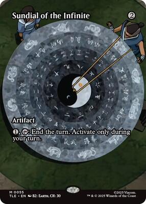 Sundial of the Infinite (Borderless) card from Avatar: The Last Airbender: Eternal-Legal